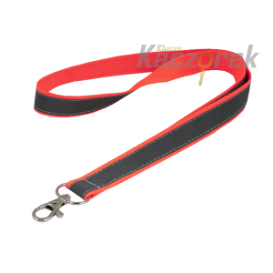 Klíčenka 143 - 20 mm - růžový neon s reflektorem